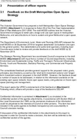 Presentation of officer reports - Boroondara