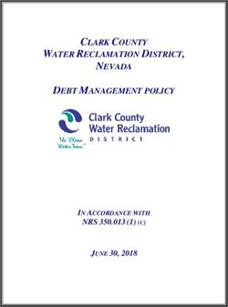 CLARK COUNTY WATER RECLAMATION DISTRICT, NEVADA DEBT MANAGEMENT POLICY - NRS 350.013 (1) (C)