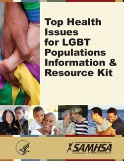 Top Health Issues for LGBT Populations Information & Resource Kit