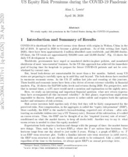 US Equity Risk Premiums during the COVID-19 Pandemic