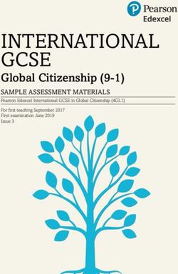 INTERNATIONAL GCSE Global Citizenship (9-1) SAMPLE ASSESSMENT MATERIALS ...