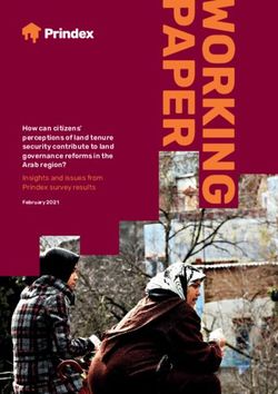 How can citizens' perceptions of land tenure security contribute to land governance reforms in the Arab region? - Insights and issues from Prindex ...