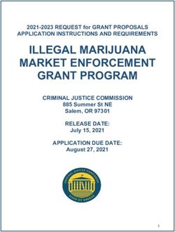 ILLEGAL MARIJUANA MARKET ENFORCEMENT GRANT PROGRAM - APPLICATION INSTRUCTIONS AND REQUIREMENTS CRIMINAL JUSTICE COMMISSION RELEASE DATE: ...