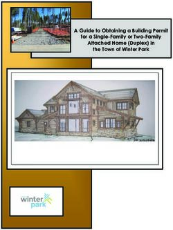 A Guide to Obtaining a Building Permit for a Single-Family or Two-Family Attached Home (Duplex) in the Town of Winter Park