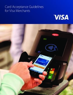 Card Acceptance Guidelines for Visa Merchants