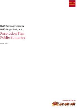 Resolution Plan Public Summary - Wells Fargo & Company Wells Fargo Bank, NA - Wells Fargo Bank Logo Together we'll go far
