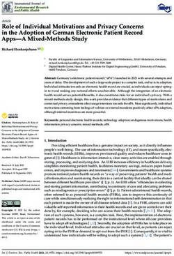 Role of Individual Motivations and Privacy Concerns in the Adoption of German Electronic Patient Record Apps-A Mixed-Methods Study - MDPI