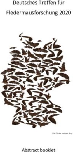 Deutsches Treffen für Fledermausforschung 2020 - Abstract booklet - Max ...