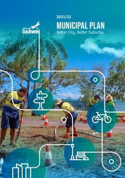 Municipal Plan 2021/22 - Better City. Better Suburbs - NT Seniors Voice
