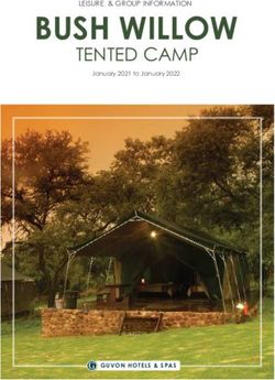 BUSH WILLOW TENTED CAMP - LEISURE & GROUP INFORMATION - Guvon Hotels and Spas