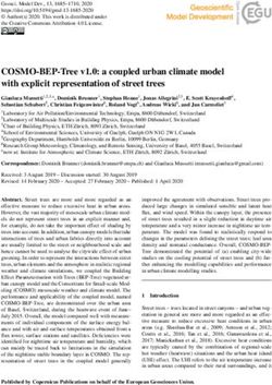 COSMO-BEP-Tree v1.0: a coupled urban climate model with explicit representation of street trees - Geosci. Model Dev.