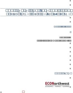 HOMELESSNESS IN THE PORTLAND REGION - A Review of Trends, Causes, and the Outlook Ahead - Oregon Community Foundation