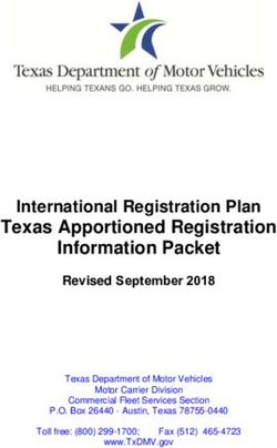 TEXAS APPORTIONED REGISTRATION INFORMATION PACKET - TXDMV.GOV