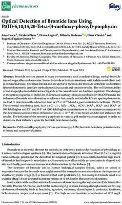 Optical Detection of Bromide Ions Using Pt(II)-5,10,15,20-Tetra-(4-methoxy-phenyl)-porphyr in - MDPI