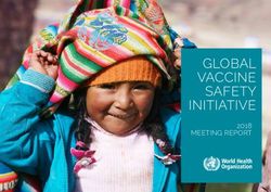 GLOBAL VACCINE SAFETY INITIATIVE - 2018 MEETING REPORT 1 - WHO | World Health ...