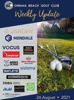 Weekly Update OMAHA BEACH GOLF CLUB - 26 August 2021