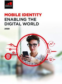 ENABLING THE DIGITAL WORLD - MOBILE IDENTITY 2020 - GSMA