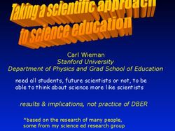 Need all students, future scientists or not, to be able to think about science more like scientists