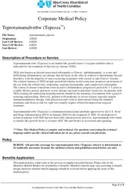 Corporate Medical Policy - Blue Cross NC