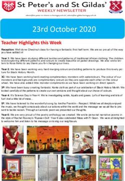 23rd October 2020 - St Peter's and St Gildas' Catholic Schools