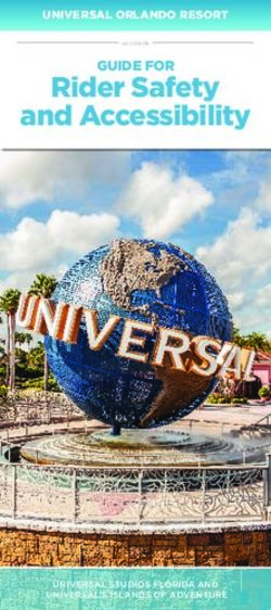 Rider Safety and Accessibility - GUIDE FOR UNIVERSAL ORLANDO RESORT - Universal Orlando's ...