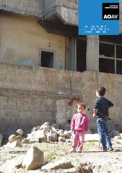 THE REVERBERATING EFFECTS OF EXPLOSIVE WEAPON USE IN SYRIA