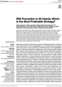 RSV Prevention in All Infants: Which Is the Most Preferable Strategy?