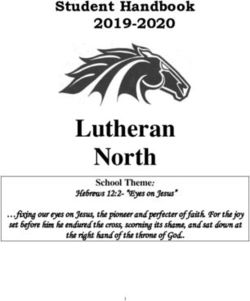 Lutheran North - Student Handbook 2019-2020