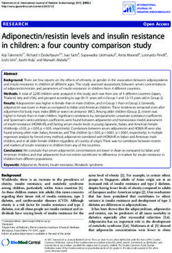Adiponectin/resistin levels and insulin resistance in children: a four country comparison study