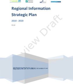 Regional Information Strategic Plan 2010 - 2020 V1.0 - Healthpoint