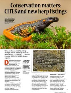 Conservation matters: CITES and new herp listings - US Fish ...