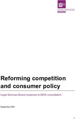 Reforming competition and consumer policy - Legal Services Board response to BEIS consultation
