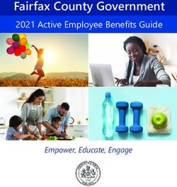 Fairfax County Government - 2021 Active Employee Benefits Guide - Empower, Educate, Engage