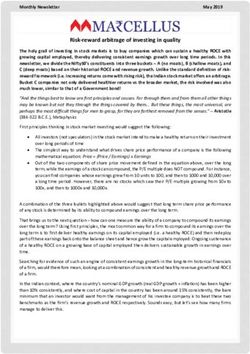 Risk-reward arbitrage of investing in quality - Marcellus Investment Managers