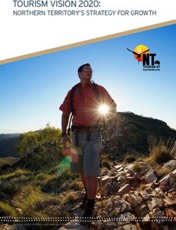 TOURISM VISION 2020: NORTHERN TERRITORY'S STRATEGY FOR GROWTH - Ecotourism Australia