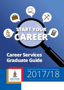 CAREER START YOUR 2017/18 - University of Pretoria