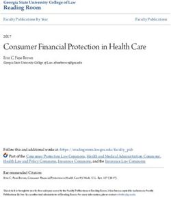Consumer Financial Protection in Health Care - The Reading ...