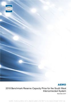 AEMO 2018 Benchmark Reserve Capacity Price for the South West Interconnected System November 2017