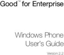 Good for Enterprise Windows Phone User's Guide - Version 2.2