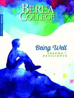 Being Well - Berea College Magazine