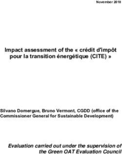 Impact assessment of the " crédit d'impôt