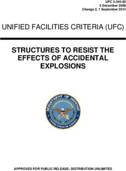 STRUCTURES TO RESIST THE EFFECTS OF ACCIDENTAL EXPLOSIONS - UNIFIED FACILITIES CRITERIA (UFC)