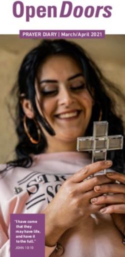 PRAYER DIARY | March/April 2021 - Open Doors