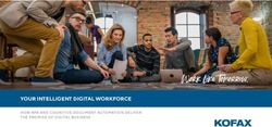 Work Like Tomor w. YOUR INTELLIGENT DIGITAL WORKFORCE - HOW RPA AND COGNITIVE DOCUMENT AUTOMATION DELIVER THE PROMISE OF DIGITAL BUSINESS - Kofax