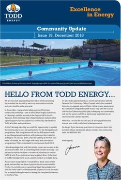 HELLO FROM TODD ENERGY - Community Update