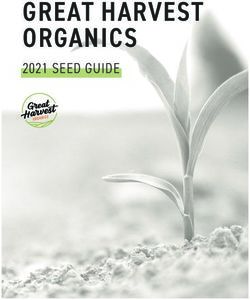 GREAT HARVEST ORGANICS - 2021 SEED GUIDE