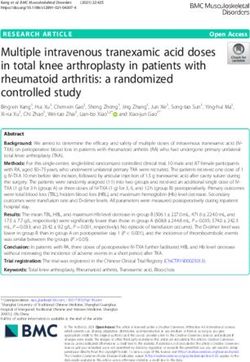 Multiple intravenous tranexamic acid doses in total knee arthroplasty in patients with rheumatoid arthritis: a randomized controlled study