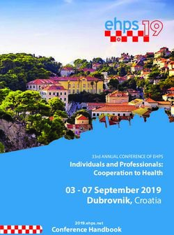 September 2019 Dubrovnik, Croatia - Individuals and Professionals: Cooperation to Health - EHPS 2019
