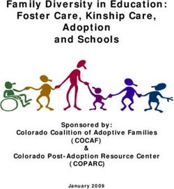 Family Diversity in Education: Foster Care, Kinship Care, Adoption and Schools - (COCAF) (COPARC) Sponsored by: Colorado Coalition of Adoptive ...