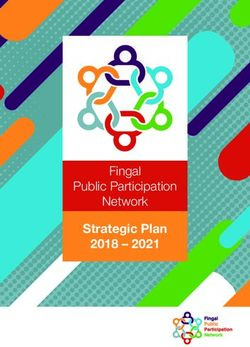 Strategic Plan 2018 2021 - Fingal Public Participation Network